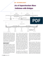 Dynamic Effects of Superstructure Mass During Barge Collisions With Bridges