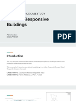 Climatology Climate Responsive Buldings Case Study