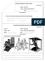 Lesson - 14 When The Earth Shook Supplementary