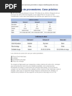 Eleccion de Proveedores Resolto