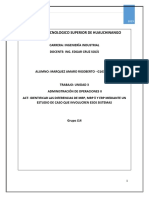 Identificar Las Diferencias de MRP, MRP LL y Erp Mediante Un Estudio de Caso Que Involucren Esos Sistemas