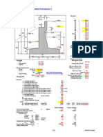 Abutment: Jembatan Pancakarsa 1: 1. Input