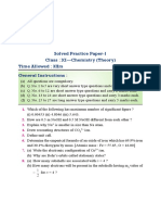 11 Chemistry Sample Papers 