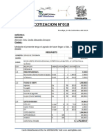 Modelo de Cotizacion de Trabajo Topografico