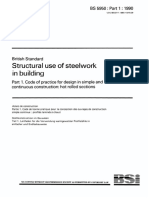 Bs5950!1!1990 Structural Steel Hot Rolled