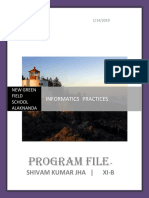 Informatic Practice Project XI