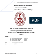 Informe Hidraulica Fluvial