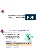 Hypothesis Testing