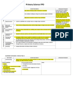 Science Forward Planning Document