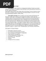 Metacognitive Teaching Strategies Metacognition Is Often Referred To As "Thinking About Thinking." But That's Just A Quick