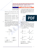 Allen: Final Jee-Main Examination - April, 2019