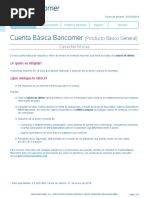 Ficha Cuenta Basica Bancomer 051208 PDF