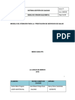 Modelo de Atencion en Salud Mental