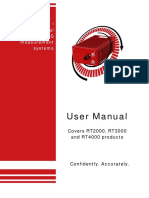 User Manual: Inertial and GNSS Measurement Systems