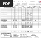 School Form 1 School Register For Senior High School (SF1-SHS)