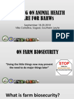 On-Farm Biosecurity, Dr. Do