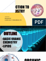 Introduction To Biochemistry: Prepared By: Cherrie Mae V. Panganiban, R.PH