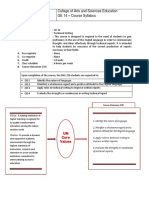 GE 14 (Technical Writing) Course Syllabus - FINAL