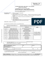 Formulario de Inscripcion para Conservatorio