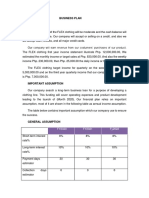 Business Plan Financial Plan: FY2020 FY2021 Fy2022