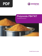 Evonik Polyimide p84nt Technical Brochure