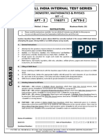 Ai TS-2 - Class-XI - SET - C PDF