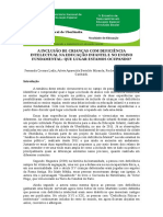 Qual o Lugar Que Ocupamos Na Inclusão Da Criança PDF