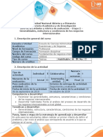 Guía de Actividades y Rúbrica de Evaluación - Etapa 2 - Generalidades y Condiciones de Los Negocios Internacionales