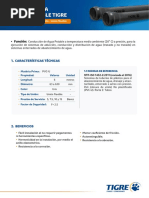 Ficha Técnica NTP ISO 1452 UNIÓN FLEXIBLE AGUA A PRESIÓN