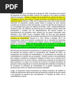 El Uso Del Triángulo de Hierro en La Gestión de Proyectos