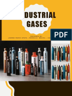 Industrial Gases: Prepared By: Joanna Marie Apuya - Merielle Brazal - Samantha Reonal