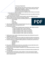 Assessment of Patients in Emergency Department