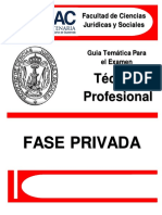 Guía Temática Examen Privado