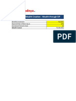 Wealth Through SIP Calculator