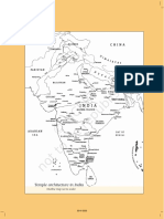 Temple Architecture in India: (Outline Map Not To Scale)