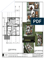 First Floor Plan First Floor 3D Plan: Kitchen Area Bedroom 2 T & B