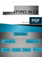 Datatypes in C#