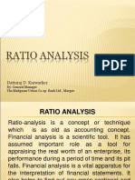 Ratio Analysis: Dattaraj D. Karwarker