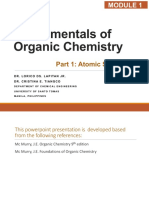 Lecture 1 - Fundamentals of Organic Chemistry