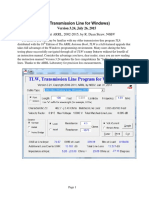 TLW (Transmission Line For Windows) : Version 3.24, July 26, 2015