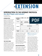 Extension: Introduction To The Internet Protocol