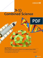 GCSE Combined Science Specification