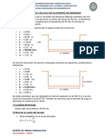 Ejercicio de Aliviadero de Demasias