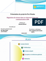 Présentation Du Projet de Fin D'études: Régulation de Niveau Dans Un Réservoir D'eau Par Communication GSM