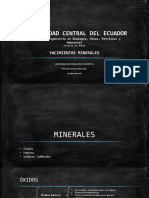 Yacimientos Minerales