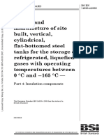 Design and Manufacture of Site Built, Vertical, Cylindrical, Flat-Bottomed Steel Tanks For The Storage of Refrigerated, Liquefied Gases With Operating Temperatures Between 0 °C and p165 °C