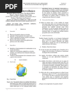 Informe Panel Solar Fotovoltaico