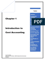 Chapter 1 Introduction To Cost Accounting - PDF PDF