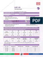 Tenalloy 125: LOW ALLOY STEEL (High Strength)