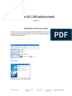 Windows XP / 7 NDT and Driver Install